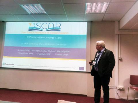 OSCAR presented by Dr Gerhard Pauly